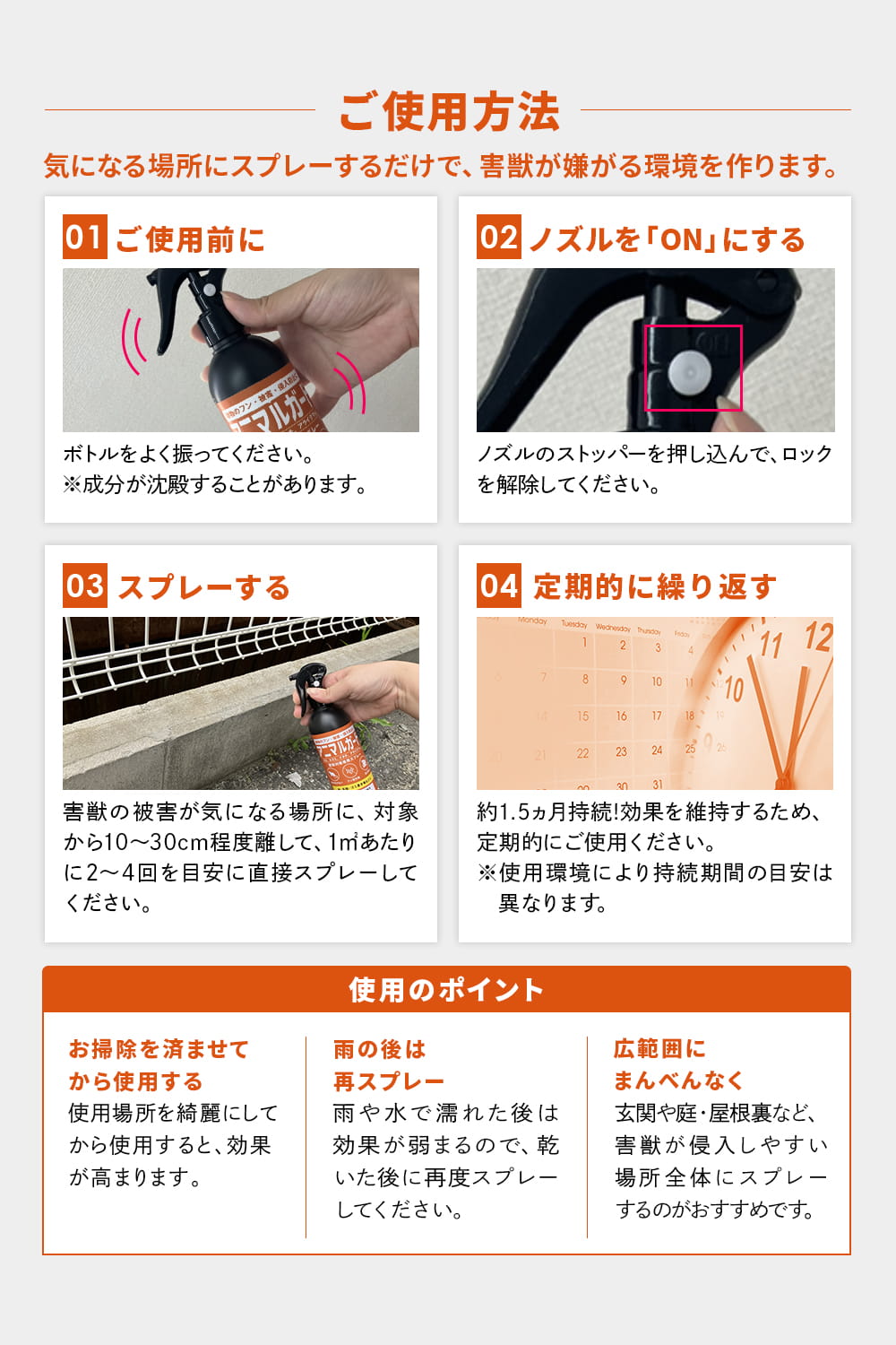 アニマルガード 害獣対策 スプレー 300ml